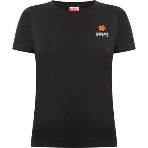 T-Shirt mit Logo , Damen, Größe: XS - Kenzo - Modalova
