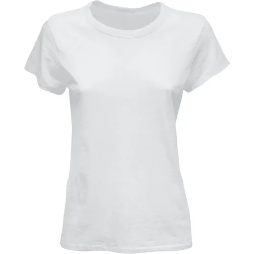 Einfaches Weißes T-Shirt , Damen, Größe: L - Rag & Bone - Modalova