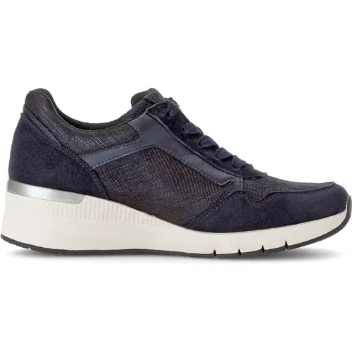 Blaue Damen Sneaker - Walking Kollektion , Damen, Größe: 44 EU - Gabor - Modalova