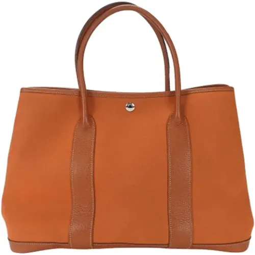Pre-owned Canvas handbags , female, Sizes: ONE SIZE - Hermès Vintage - Modalova