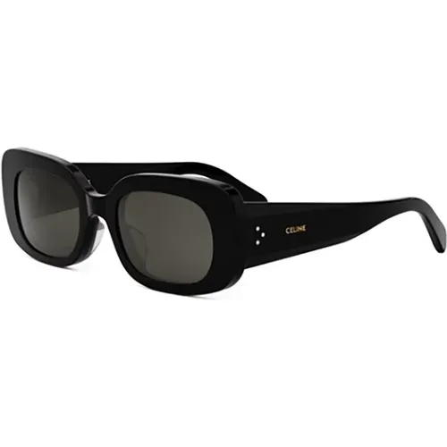 Schwarze Sonnenbrille Damen Accessoires Ss24 , Damen, Größe: 51 MM - Celine - Modalova