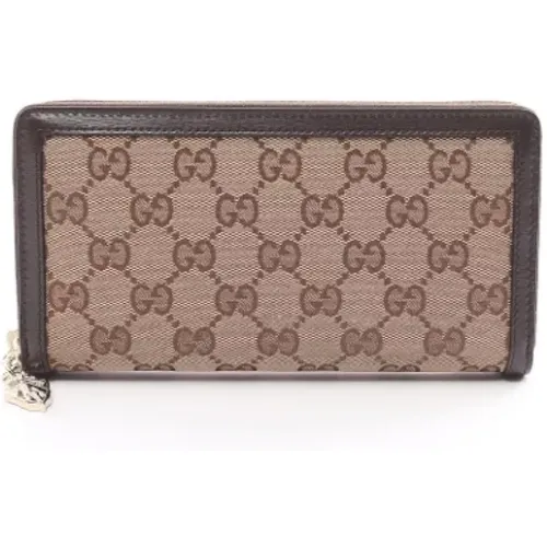 Pre-owned Canvas wallets , female, Sizes: ONE SIZE - Gucci Vintage - Modalova