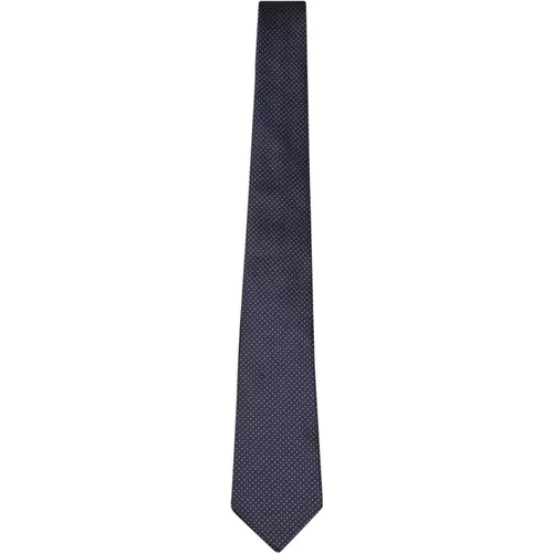 Silk Tie with Pointed Tip , male, Sizes: ONE SIZE - Canali - Modalova