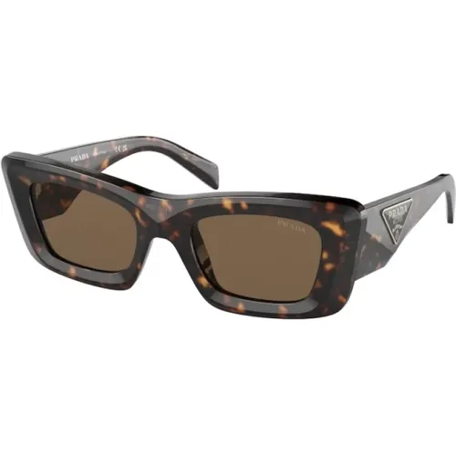 Stilvolle Sonnenbrille in Braun , Damen, Größe: 50 MM - Prada - Modalova