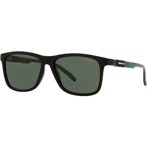 Matte /Green Sunglasses , male, Sizes: 56 MM - Arnette - Modalova