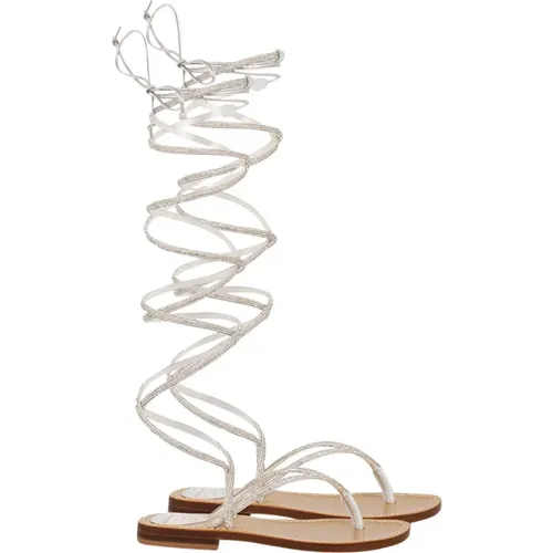 Crystal Sandals , female, Sizes: 8 UK, 7 UK, 3 UK, 4 UK, 5 UK - Hibourama - Modalova