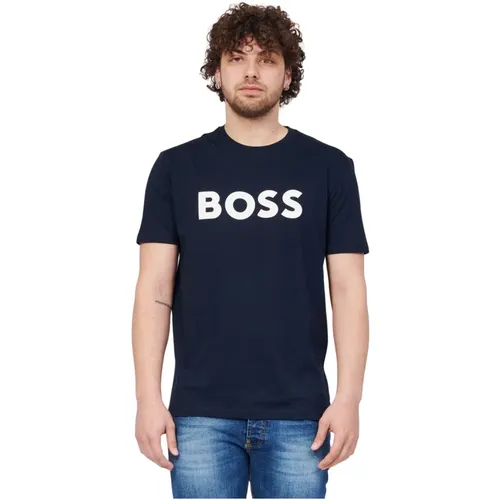 T-Shirts , Herren, Größe: M - Hugo Boss - Modalova