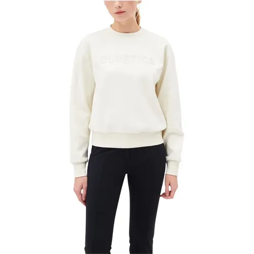 Hellcreme Sweatshirt Aw24 , Damen, Größe: M - duvetica - Modalova