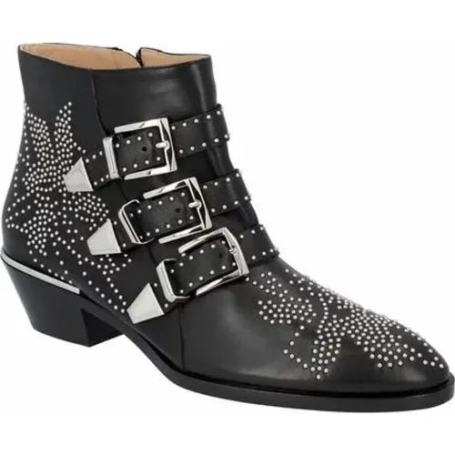 Leather boots , female, Sizes: 4 UK - Chloé - Modalova