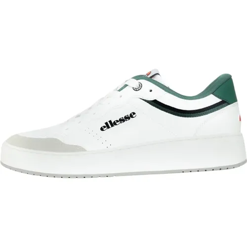 Weiße Herren Sneaker Retro Stil , Herren, Größe: 42 EU - Ellesse - Modalova