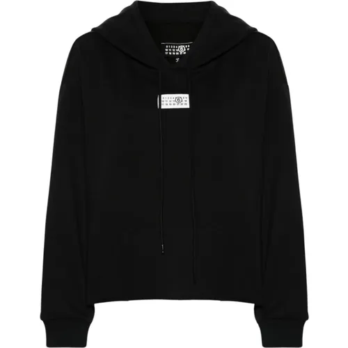 Schwarze Pullover Kollektion , Damen, Größe: S - MM6 Maison Margiela - Modalova