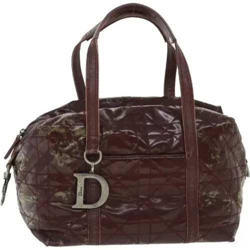 Pre-owned Leather dior-bags , female, Sizes: ONE SIZE - Dior Vintage - Modalova