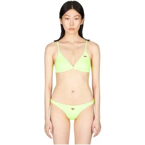 Marisol Bikini Top mit Logo-Applikation , Damen, Größe: M - Diesel - Modalova