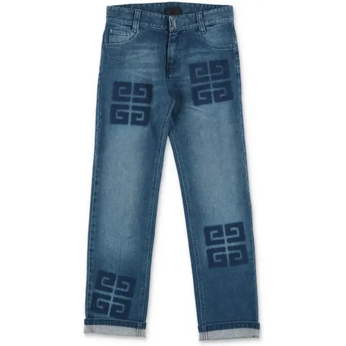 Stylische Denim Blaue Baumwolljungen Jeans - Givenchy - Modalova