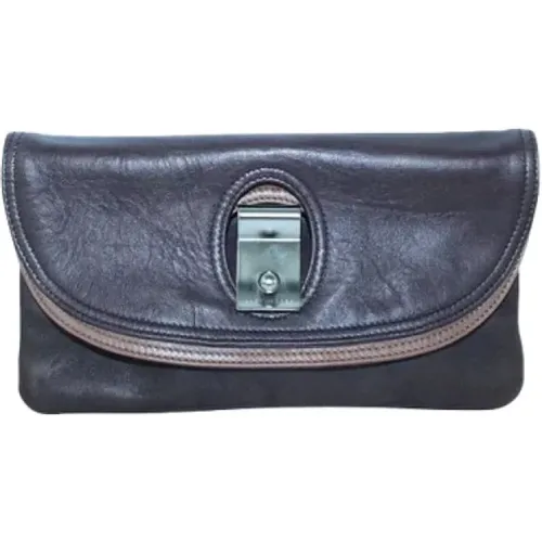 Pre-owned Leather clutches , female, Sizes: ONE SIZE - Marc Jacobs Pre-owned - Modalova