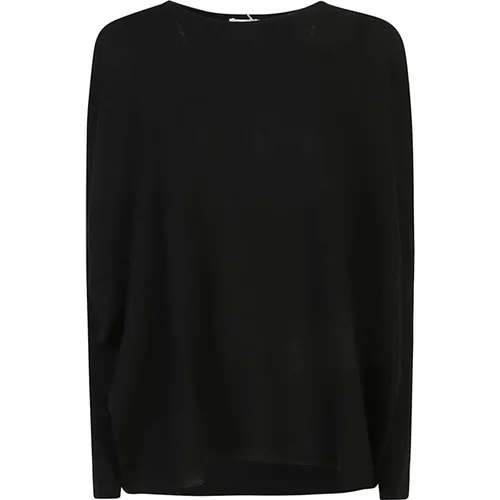 Schwarze Pullover Kollektion , Damen, Größe: XS - allude - Modalova