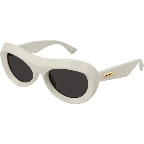 Neue Klassische Ovale Sonnenbrille - Bottega Veneta - Modalova