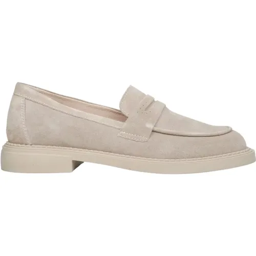 Damen Penny Loafers aus echtem Velours Er00114534 , Damen, Größe: 36 EU - Estro - Modalova