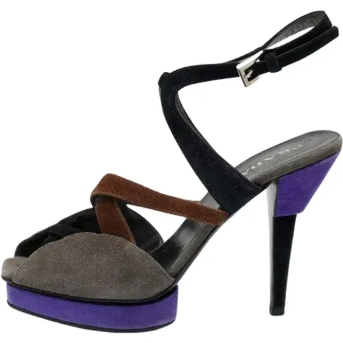Pre-owned Suede sandals , female, Sizes: 4 UK - Prada Vintage - Modalova