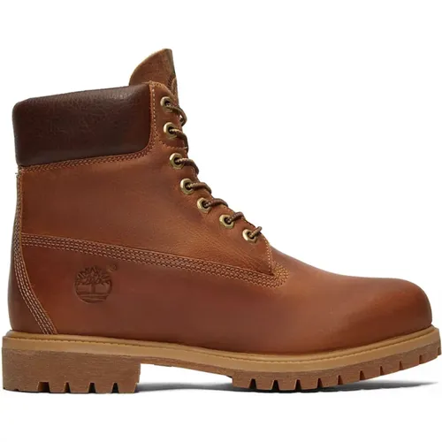 Hochwertige Wasserdichte Leder Schnürstiefel , Herren, Größe: 41 EU - Timberland - Modalova