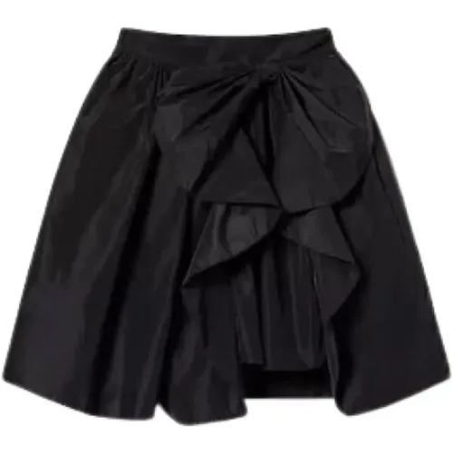 Schwarzer Tüllrock mit Schleife , Damen, Größe: XS - Twinset - Modalova