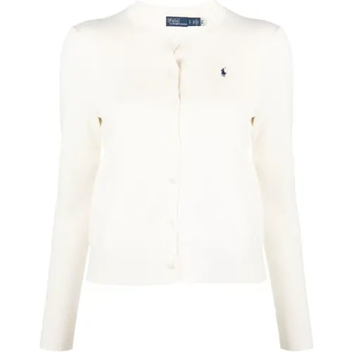 Long sleeve cardigan , female, Sizes: L, S, XL, M, XS - Polo Ralph Lauren - Modalova