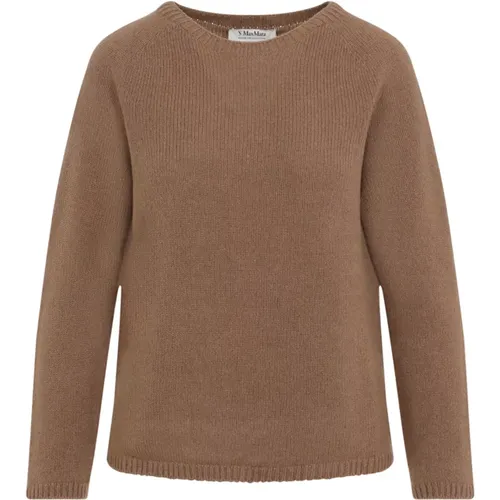 Camel Pullover Sweater , female, Sizes: S - Max Mara - Modalova