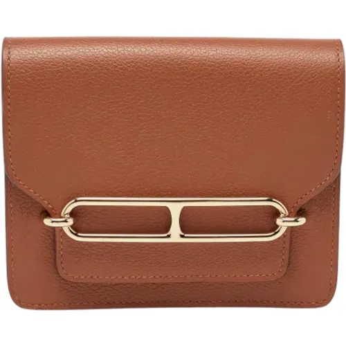 Pre-owned Leather wallets , female, Sizes: ONE SIZE - Hermès Vintage - Modalova