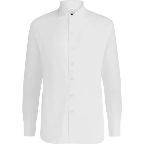 Regular Fit Baumwoll-Piqué Polo Shirt , Herren, Größe: XL - Boggi Milano - Modalova