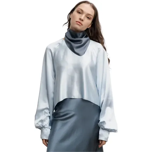 Ida silk blouse , Damen, Größe: XS - Ahlvar Gallery - Modalova