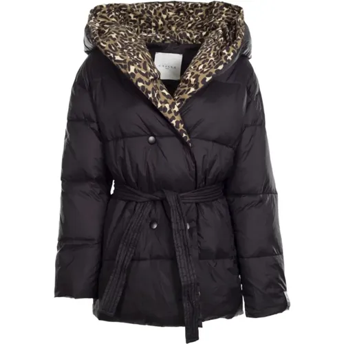 Hooded Puffer Jacket , female, Sizes: L, S, M - Gaëlle Paris - Modalova