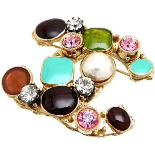 Pre-owned Metal brooches , female, Sizes: ONE SIZE - Chanel Vintage - Modalova