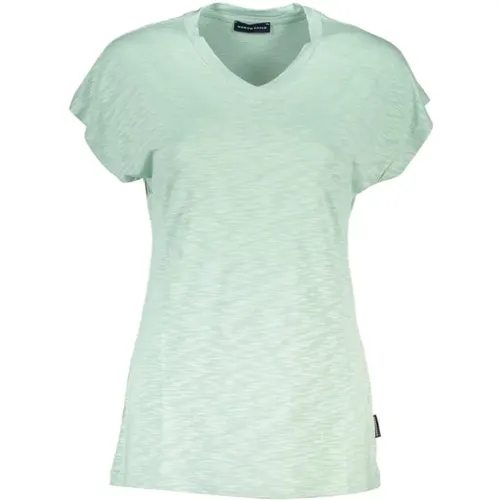 Viscose Logo T-Shirt , female, Sizes: S, XS - North Sails - Modalova