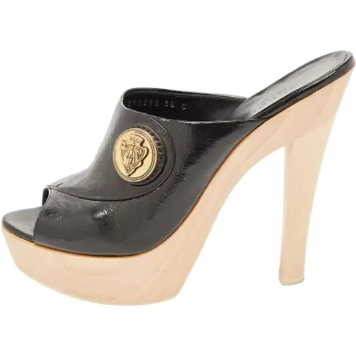 Pre-owned Leder sandals , Damen, Größe: 38 EU - Gucci Vintage - Modalova