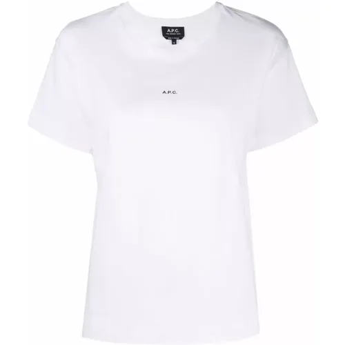 Weißes T-Shirt Jade , Damen, Größe: M - A.p.c. - Modalova