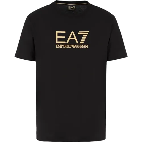 Short Sleeve T-Shirt Sporty Contemporary Style , male, Sizes: L, M, 2XL, S - Emporio Armani EA7 - Modalova