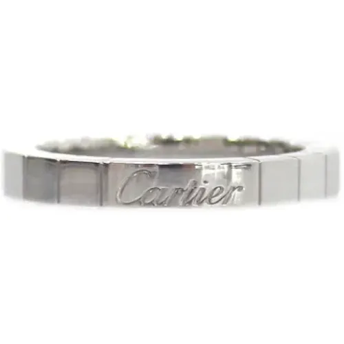 Pre-owned White Gold rings , female, Sizes: ONE SIZE - Cartier Vintage - Modalova