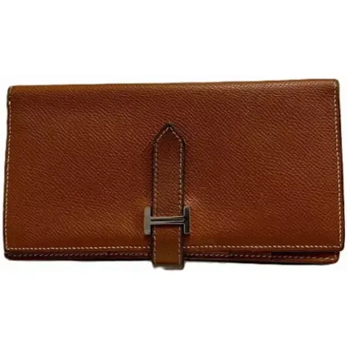 Pre-owned Leather wallets , female, Sizes: ONE SIZE - Hermès Vintage - Modalova