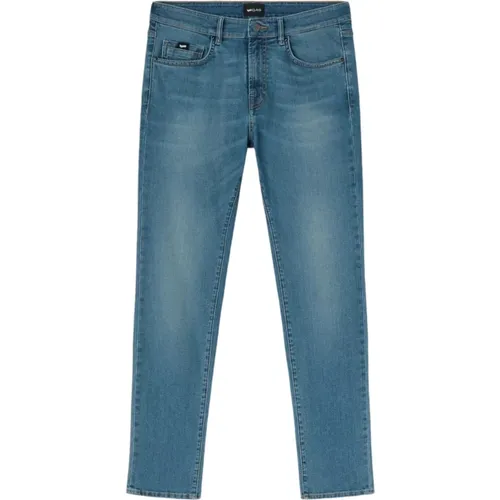 Slim Fit Stone Wash Jeans , Herren, Größe: W30 - GAS - Modalova