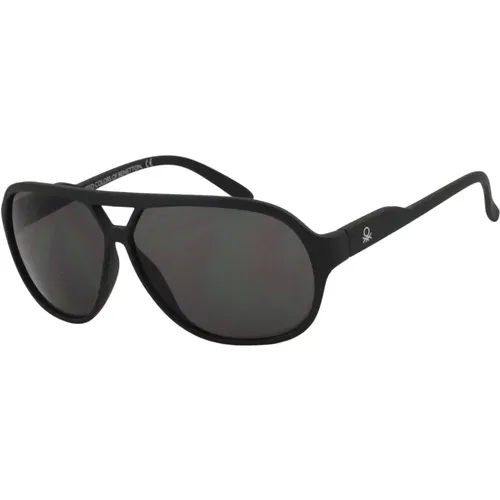 Klassische Schwarze Junior-Sonnenbrille - Benetton - Modalova
