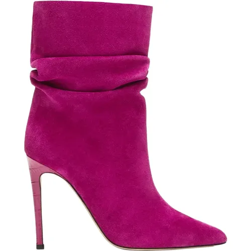 Fuchsia Stiefeletten , Damen, Größe: 37 EU - Paris Texas - Modalova