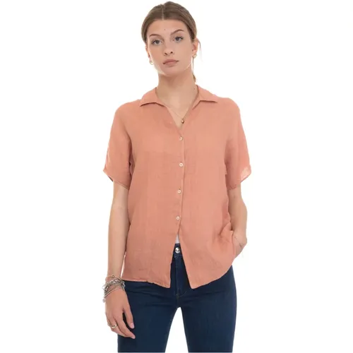 Linen shirt , female, Sizes: M, S, L, XL - Fay - Modalova