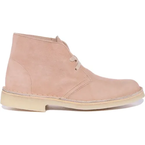 Suede Desert Boots Women , female, Sizes: 6 UK, 7 UK - Clarks - Modalova