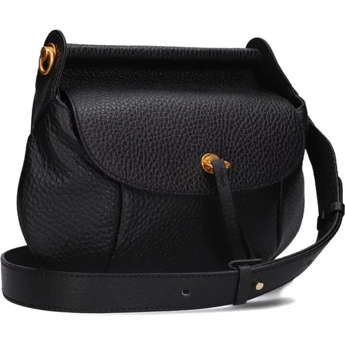 Schwarze Schultertasche Pilar , Damen, Größe: ONE Size - Gianni Chiarini - Modalova