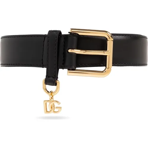 Leather Belt , female, Sizes: 90 CM - Dolce & Gabbana - Modalova