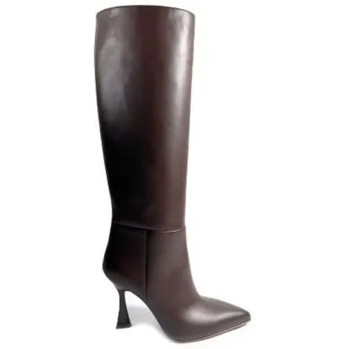 Caravaggio Leather Boot with Leather Sole , female, Sizes: 4 UK, 3 UK - Sergio Levantesi - Modalova