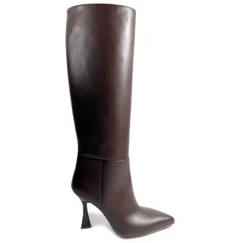 Caravaggio Leather Boot with Leather Sole , female, Sizes: 5 UK, 6 UK, 4 UK, 7 UK, 3 UK - Sergio Levantesi - Modalova