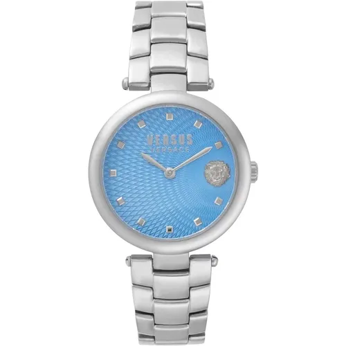 Buffle Bay Vsp870518 Women's Watch Dial Silver Steel , female, Sizes: ONE SIZE - Versus Versace - Modalova