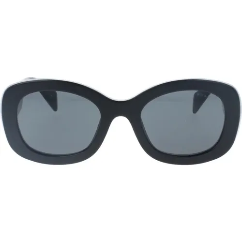 Ikonoische Sonnenbrille mit einheitlichen Gläsern , Damen, Größe: 54 MM - Prada - Modalova