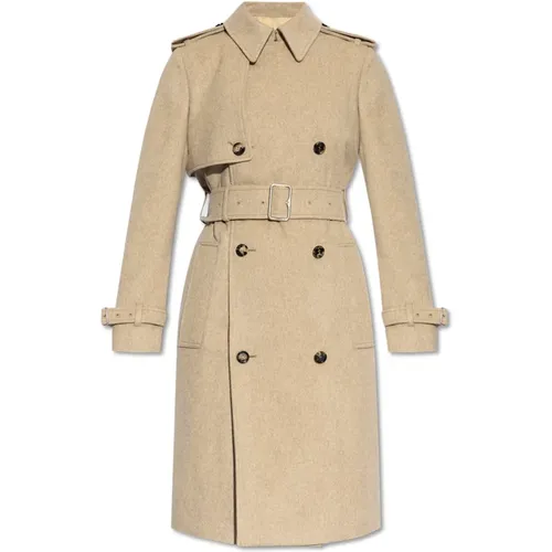 Cashmere trench coat , female, Sizes: M, 4XS, 3XS, XS, 2XS - Burberry - Modalova